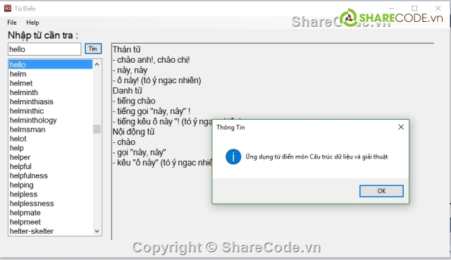 từ điển,ứng dụng từ điển,từ điển anh việt,source code từ điển