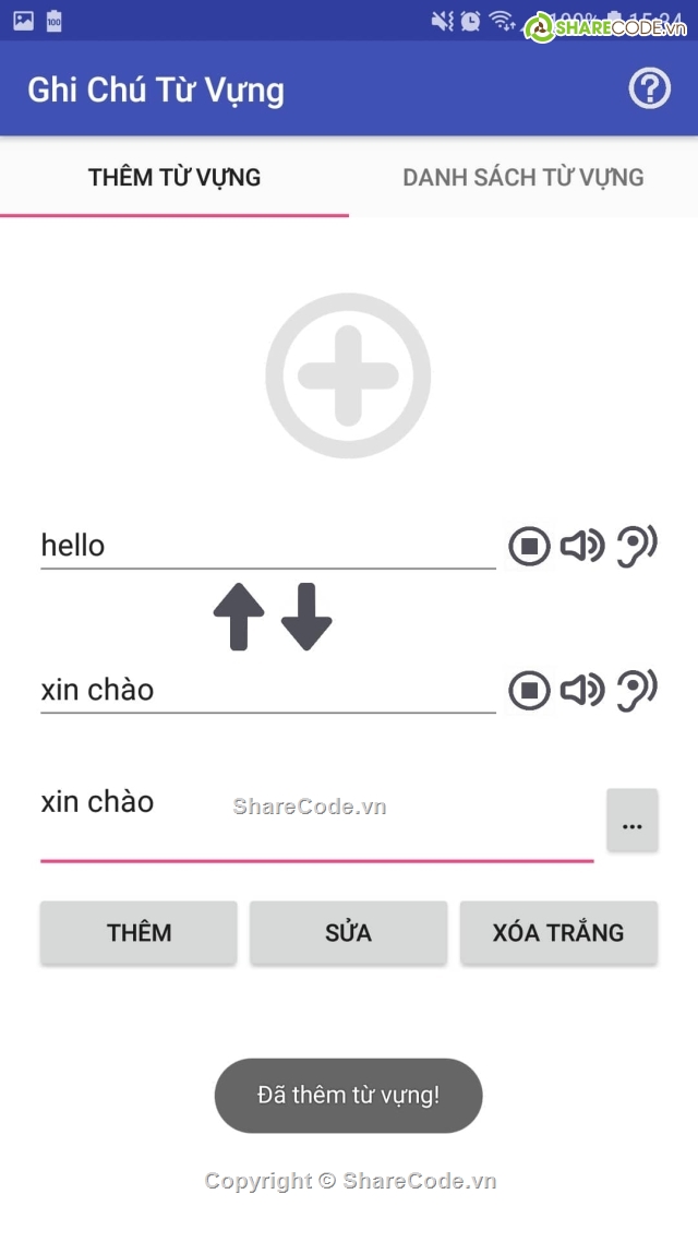 ứng dụng Từ Điển Ghi Chú,Code android,ứng dụng từ điển android,ghi chú từ điển,source code từ điển,Ứng dụng Từ Điển Ghi Chú