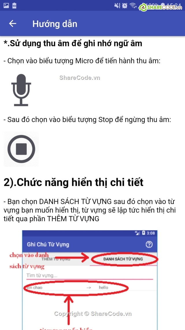 ứng dụng Từ Điển Ghi Chú,Code android,ứng dụng từ điển android,ghi chú từ điển,source code từ điển,Ứng dụng Từ Điển Ghi Chú