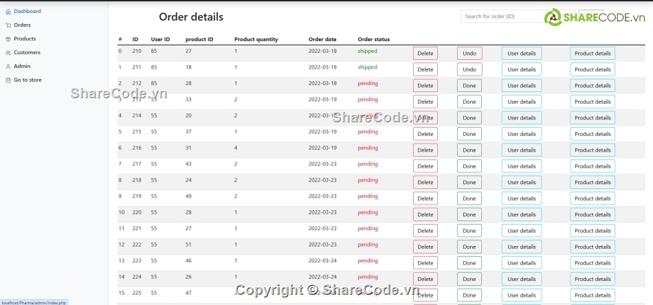 Ứng dụng,web,nhà thuốc,php