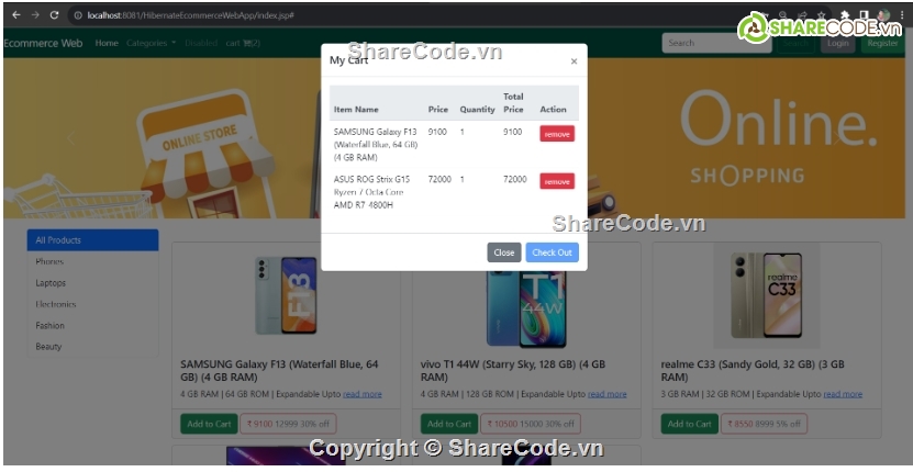 Ứng dụng,web thương mại,web thương mại điện tử