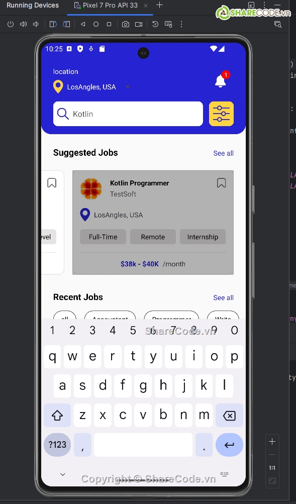 App Android,Android Kotlin,Ứng dụng  Android,AppJob,Ứng dụng việc làm,Job
