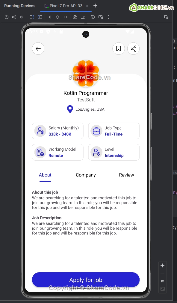 App Android,Android Kotlin,Ứng dụng  Android,AppJob,Ứng dụng việc làm,Job