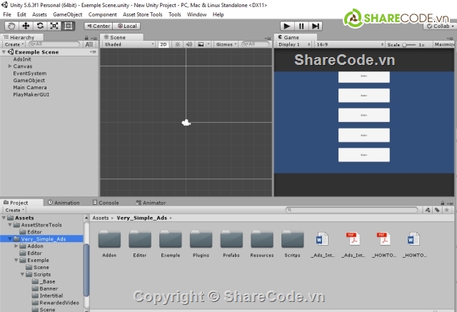 Very Simple Ads,source code game,sourse code unity,code game