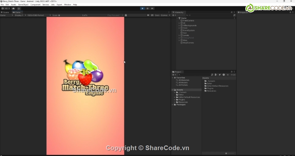 Berry Match Three 3,match 3 source code,hyper casual game unity code,source code bubble shooter,simple match-three animals puzzle