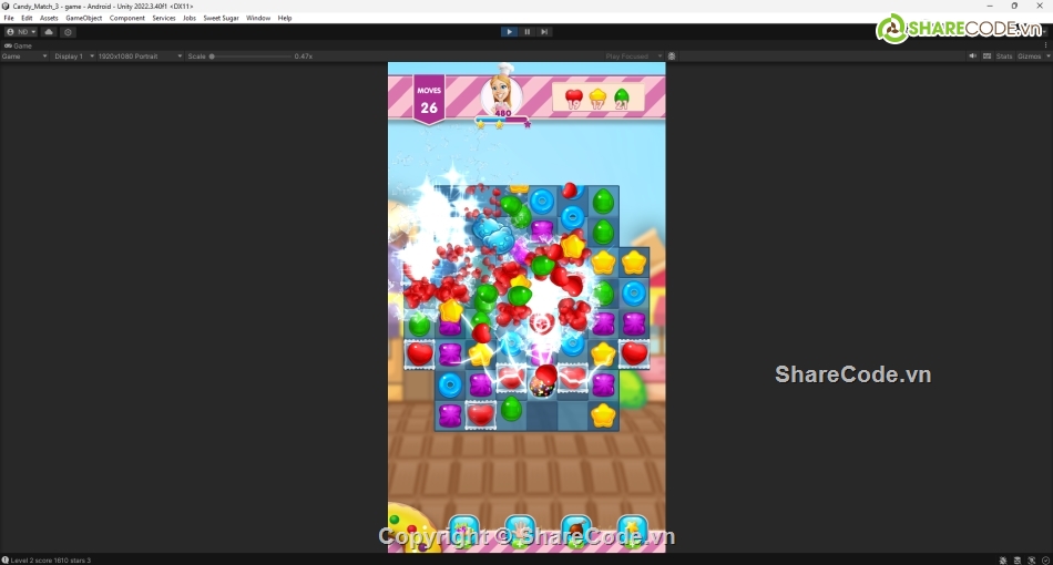 Candy Match,match 3 source code,racing game template,bubble shooter game source code,simple match-three animals puzzle,hyper casual game unity code