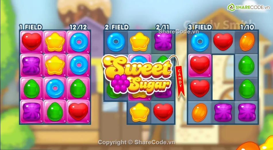 Candy Match,match 3 source code,racing game template,bubble shooter game source code,simple match-three animals puzzle,hyper casual game unity code