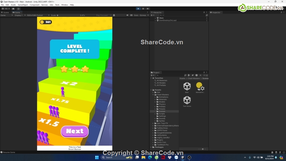 Unity Template,Source Code Unity 3D,Game Running Unity,Running Game 3D Unity,game hyper-casual,code game hyper-casual