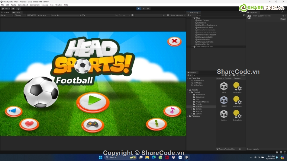 Unity Template,football game,Game football Unity,Source Code Game Unity,Game Unity 2d,Sports