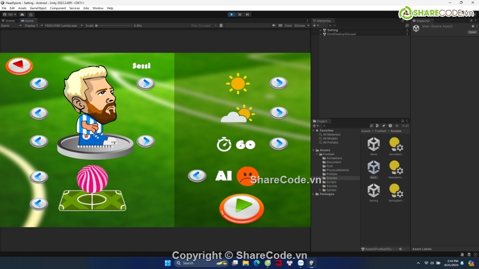 Unity Template,football game,Game football Unity,Source Code Game Unity,Game Unity 2d,Sports