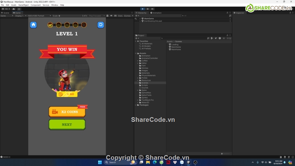 Unity Template,unity game source code,unity game share code,puzzle game unity,simple puzzle game source code,Unity