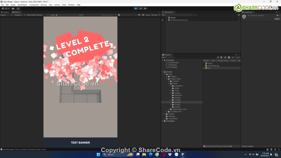 Game Unity Template,Game Jelly Match 3,Unity Template,match 3 game unity,match 3 jewel full