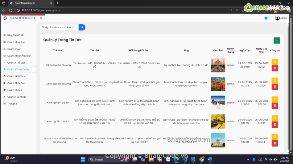 website,web tour  du lịch,đồ án web php,laravel,my sql