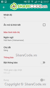 Dự báo thời tiết,App Android,thời tiết,Weather app