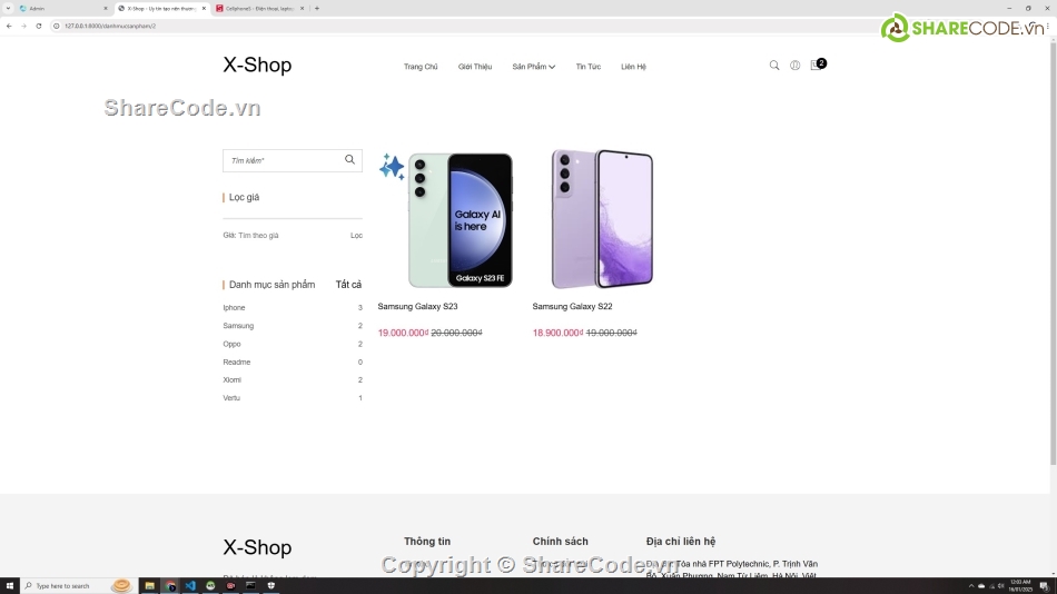 sharecode web php,website bán điện thoại,website thương mại điện tử,code web php bán hàng,web php bán điện thoại