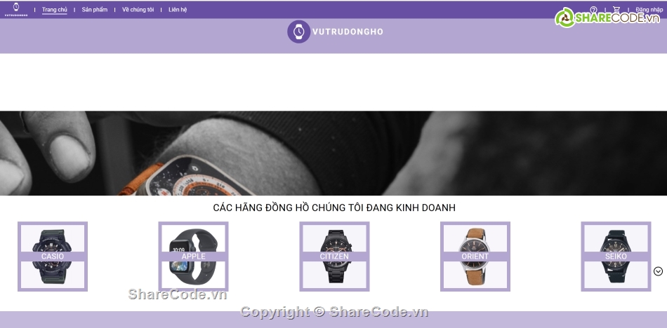 đồ án php,Web đồng hồ,bán đồng hồ