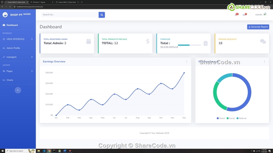 Web bán giày php mysql,web bán giày php thuần,web bán giày momo php mysql,đồ án web bán giày php giá rẻ