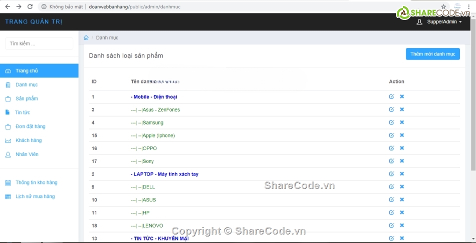 web bán hàng php,đầy đủ chức năng,web đẹp,web php