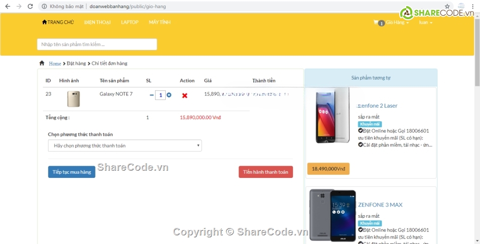 web bán hàng php,đầy đủ chức năng,web đẹp,web php