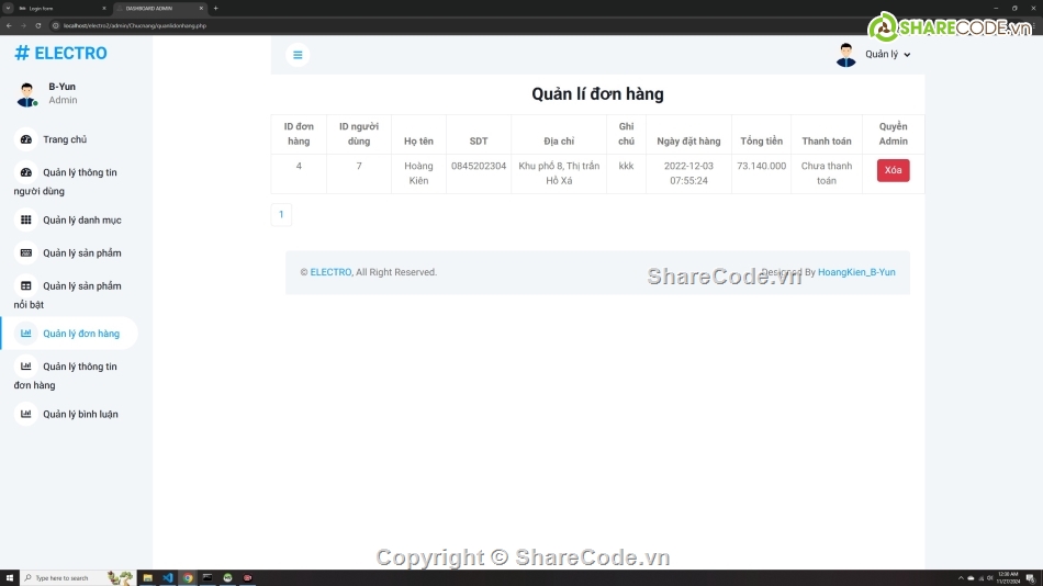 web php,php mysql,Website TMDT linh kiện máy tính,code web linh kiện,Đồ án web PHP,sharecode linh kiện máy tính