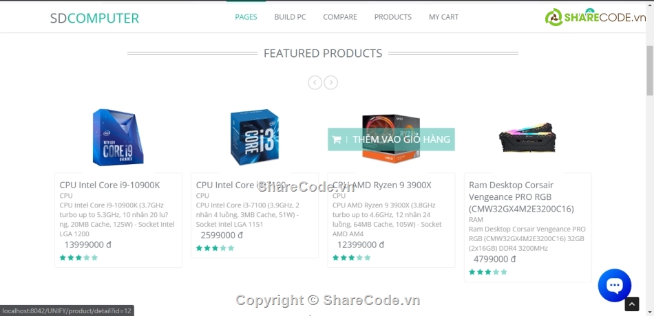 Web bán máy tính,máy tính java,Web bán linh kiện máy tính