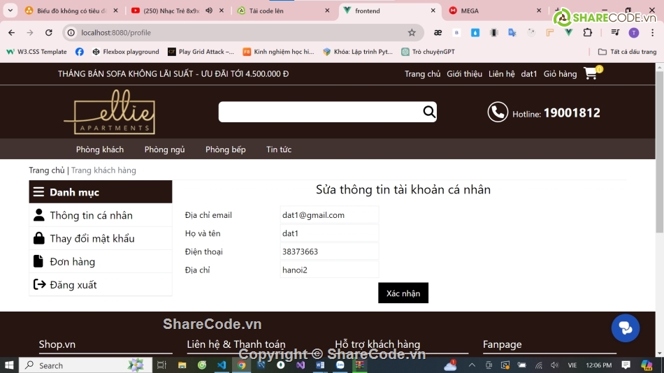 Web bán hàng,share code bán nội thất,share code web vuejs,source code web,share code bán hàng tích hợp thanh toán,sharce code vue-fastify