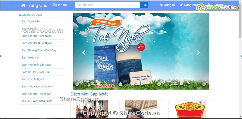 web bán sách,asp,báo cáo,web đẹp
