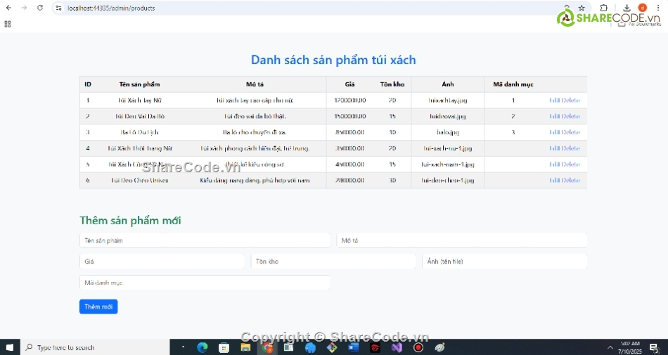 C# bán túi sách,.net bán túi sách,Web bán hàng C#,C# bán hàng,C# thuong mai dien tu,tui sach