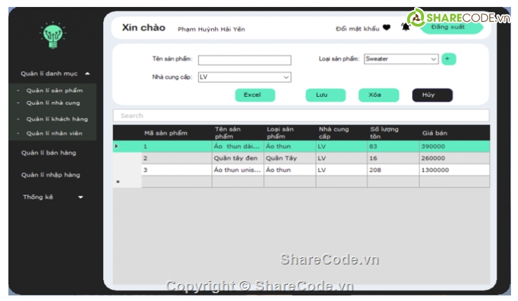 giao diện web,trang quản lý,web quản lý thời trang,C#