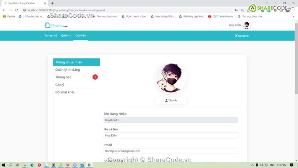 jsp,đăng tin,Web tin tức,đăng cho thuê trọ