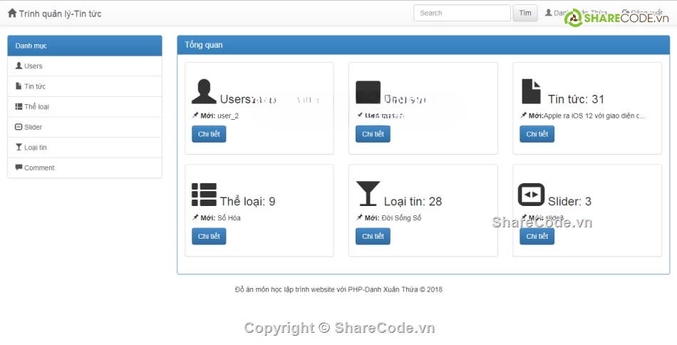Web tin tức,php thuần,tin tức php