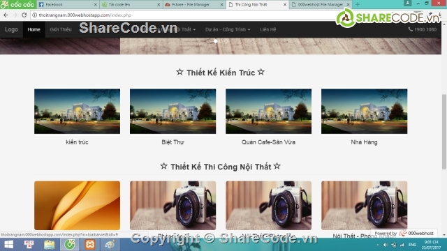 Web Cực Đẹp,code noi that php,website đẹp dùng bootstrap,web nội thất,website nội thất,web thi công nội thất