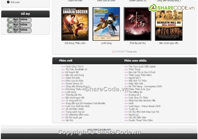 Web xem phim,code web phim,Website Xem phim,website rạp phim