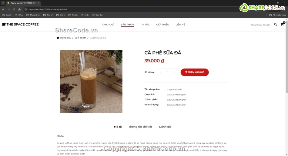 quản lí bán hàng,web bán cà phê,web cửa hàng,bán hàng