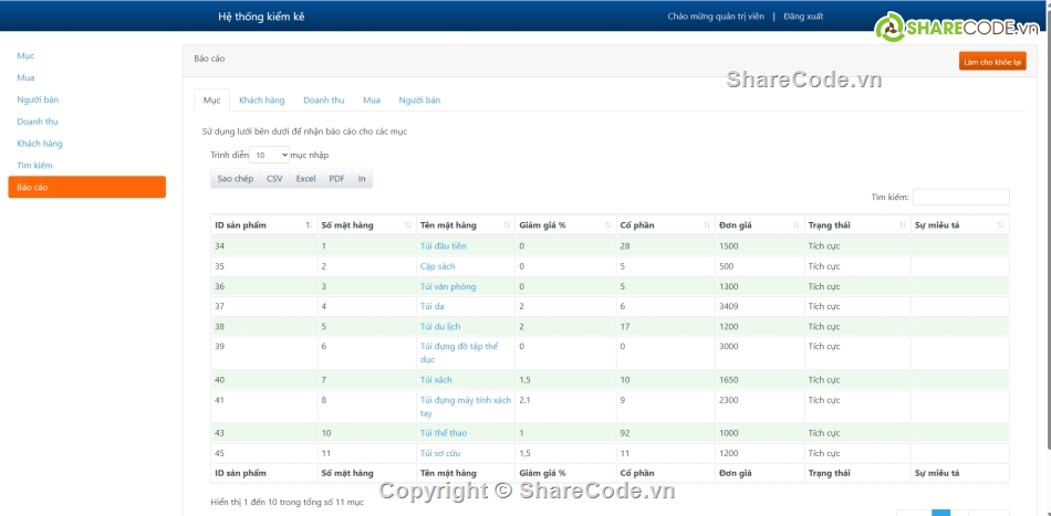 quản lý,quản lý hàng tồn kho,PHP quản lý kho hàng