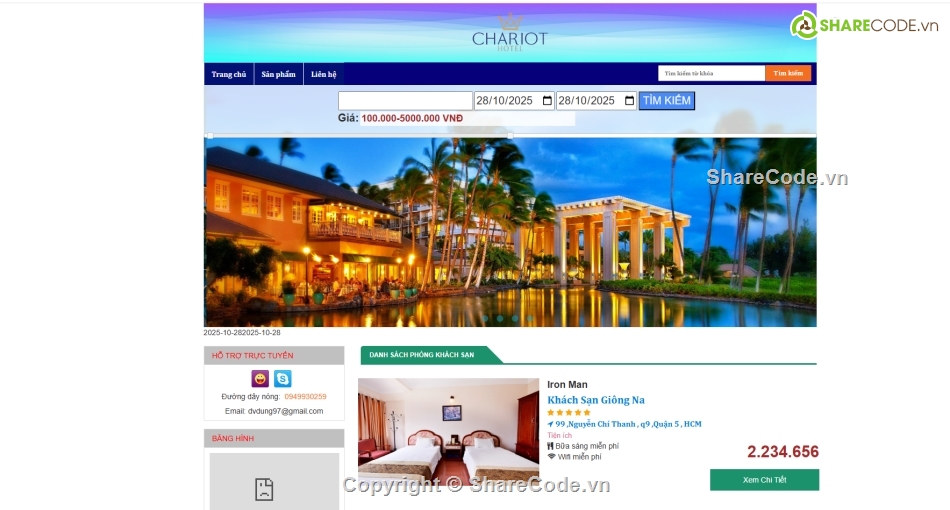 web php,web quản lý,quản lý,khách,sạn