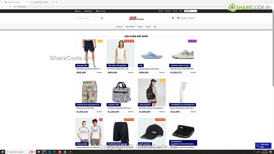 Web thời trang,thời trang online,Đồ án bán hàng thời trang php mysql mvc,web bán hàng thời trang php mysql thanh toán vnpay