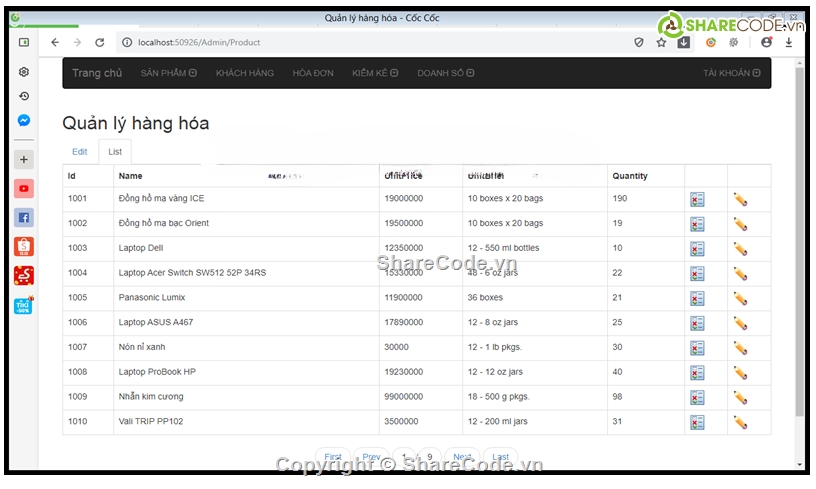 Bán hàng điện tử,đồ án web asp.net,đầy đủ báo cáo + slide