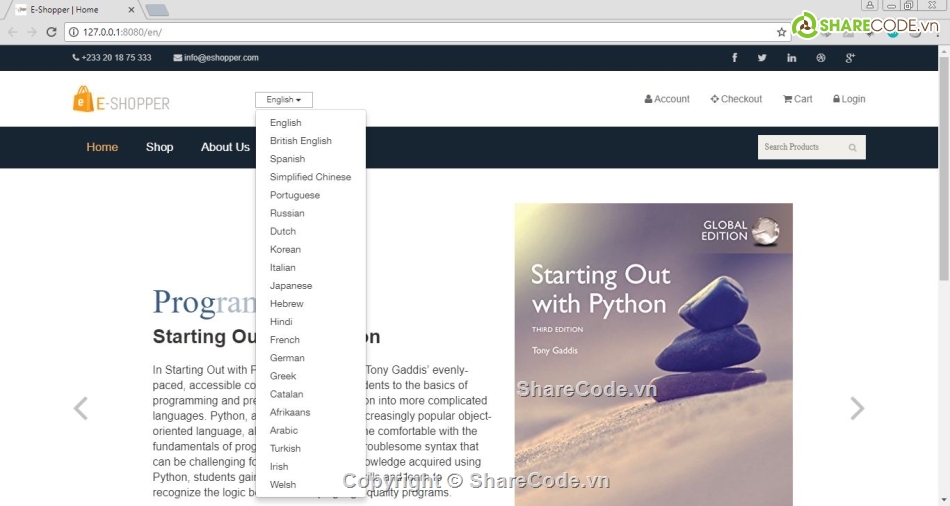 web,đa ngôn ngữ,thương mại,web thương mại điện tử