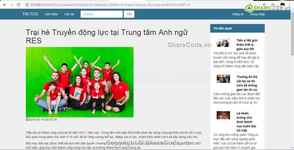 Web tin tức,tin tức php,Web tin tức chuẩn seo