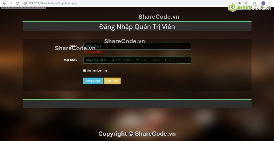 Web xem phim,php,xem phim,giao diện phim