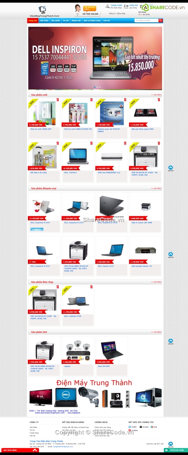 Bán sách,website bán hàng,bán điện thoại,bán máy tính,web shop thời trang,Website Bán Hàng