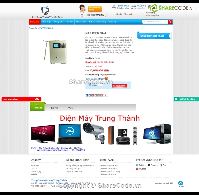 Bán sách,website bán hàng,bán điện thoại,bán máy tính,web shop thời trang,Website Bán Hàng