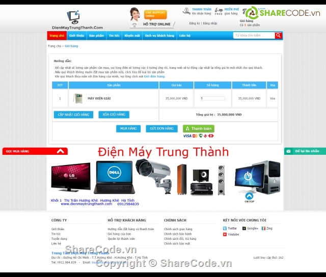 Bán sách,website bán hàng,bán điện thoại,bán máy tính,web shop thời trang,Website Bán Hàng