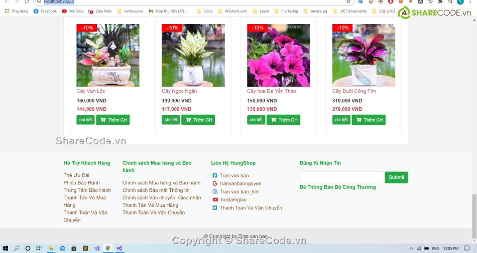 web bán cây cảnh,web bán chậu chảnh,thích hợp thanh toán online,Website bán cây cảnh,Website bán cây cảnh ASP.NET
