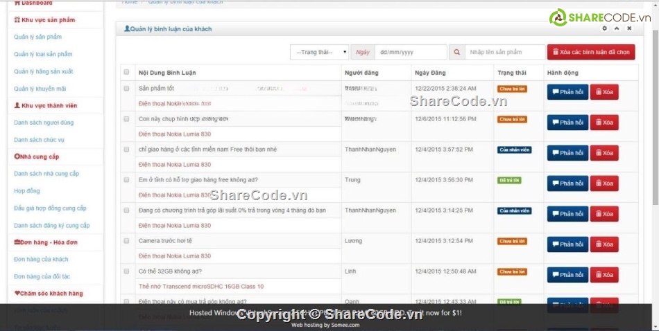 Website asp.net,giao diện,asp.net mvc,Web điện thoại