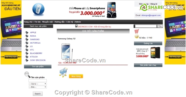 web quản lý,quản lý du lịch,đồ án web asp.net,Website bán điện thoại,web bán di động,web bán điện tử