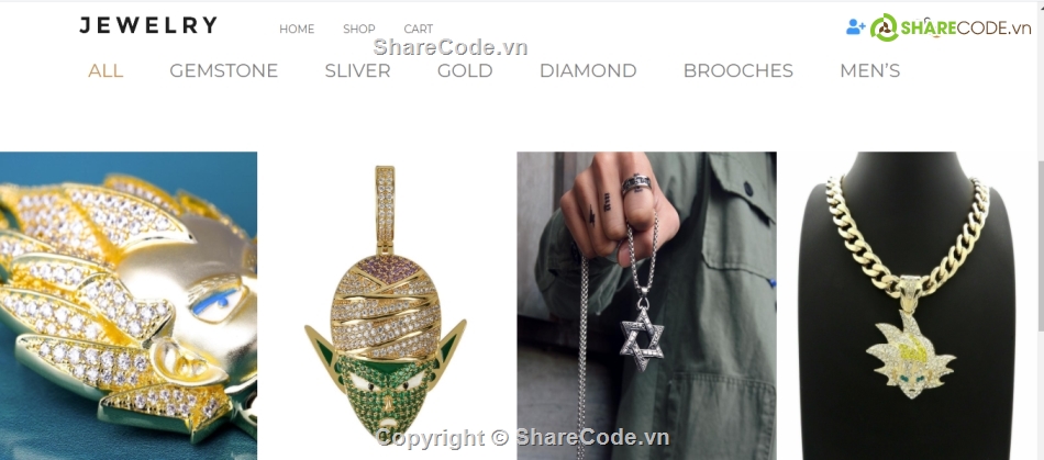 Code web bán trang sức,web bán trang sức,Website bán đồ trang sức Laravel,Website bán đồ trang sức