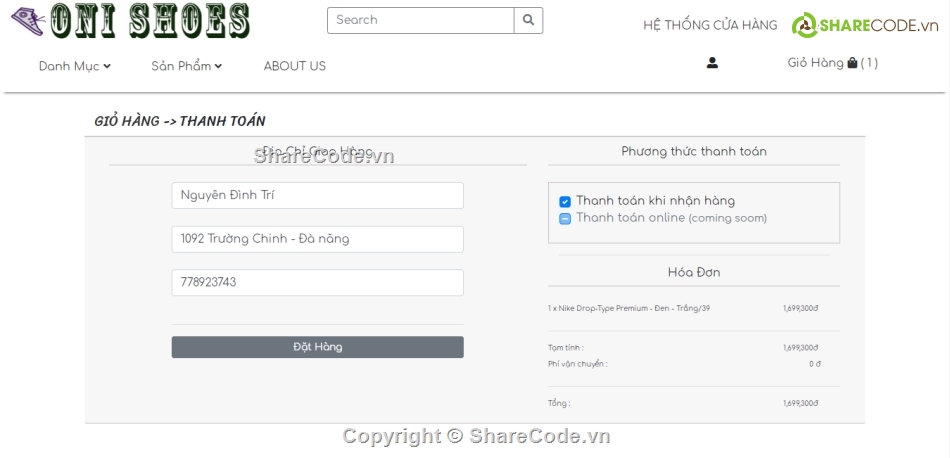 code đồ án,web bán giày,đồ án web php,web bán hàng,đồ án php,website bán giày