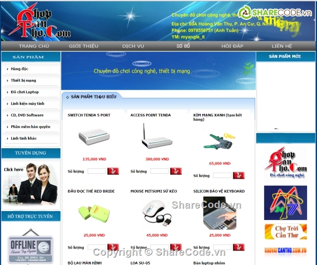 website bán hàng,web bán thiết bị,web bán link kiện,web bán link kiện laptop